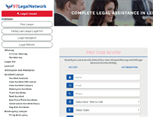 Tablet Screenshot of 911-legalnetwork.com